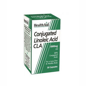 Slika HealthAid CLA konjugirana linolna kislina 1000 mg, 30 kapsul