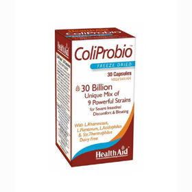 Slika HealthAid ColiProbio mikroorganizmi, 30 kapsul