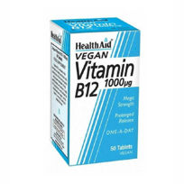 Slika HealthAid B12 vitamin 1000 µg, 60 tablet