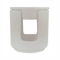 Slika Aromatrip Rava izparilnik za eterična olja mat bel, 1 kos