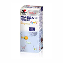 Slika Doppelherz System Omega-3 family tekočina, 250 mL