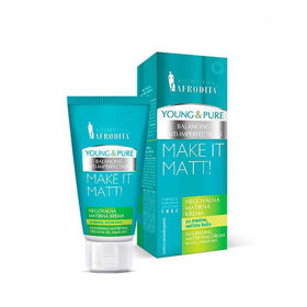 Slika Afrodita Young & Pure negovalna matirna krema, 50 mL