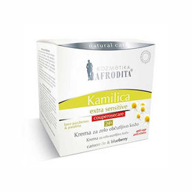 Slika Afrodita Kamilica Extra Sensitive 24h krema za zelo občutljivo kožo, 50 mL