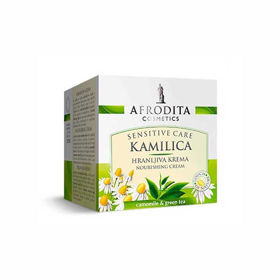Slika Afrodita Kamilica Sensitive hranljiva krema, 50 mL