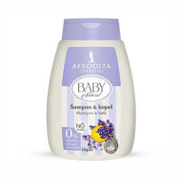 Slika Afrodita Baby Natural šampon & kopel, 200 mL