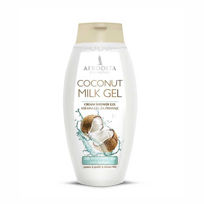 Slika Afrodita Coconut Milk kremni gel za prhanje, 250 mL