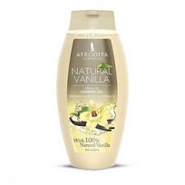 Slika Afrodita Natural Vanilla kremno oljni gel za prhanje, 250 mL