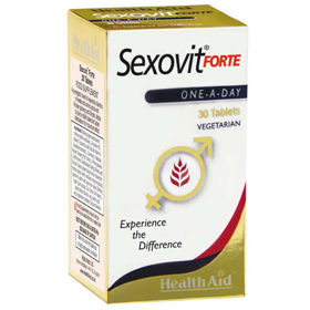 Slika HealthAid Sexovit Forte spolnost, 30 tablet
