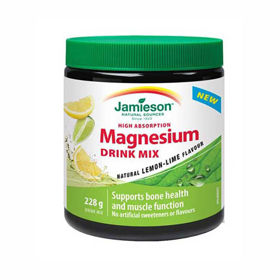Slika Jamieson Magnezij bisglicinat + citrat prah za napitek - limona + limeta, 228 g