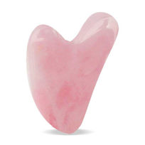 Slika GUA SHA Rose Quartz masažni kamen, 1 kos