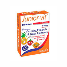 Slika Health-Aid Junior-Vit vitamini in minerali, 30 tablet