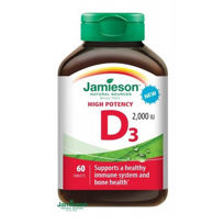 Slika Jamieson vitamin D3 2000 IE, 60 tablet