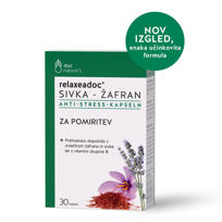 Slika Doc Nature’s Relaxeadoc pri stresu, 30 kapsul