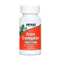 Slika Now Železo kompleks, 100 kapsul