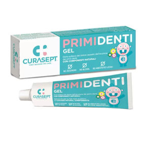 Slika Gel Curasept Primi Denti za masažo otroških dlesni ob izraščanju prvih zobkov, 20 mL