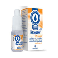 Slika Nazopass 0,25 mg/ml kapljice za nos, raztopina, 10 mL