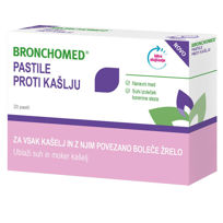 Slika Bronchomed pastile proti kašlju, 20 pastil (1+1 GRATIS)