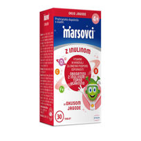 Slika Marsovci žvečljive tablete z inulinom – okus jagoda, 30 tablet