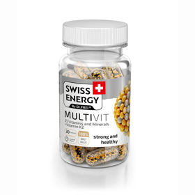 Slika Swiss Energy Multivit vitamini in minerali, 30 kapsul