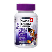 Slika Swiss Energy Omega 3 Multivit za otroke, 60 gumi medvedkov