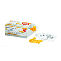 Slika PiC lancete z absorbcijskimi robčki, 25 lancet + 25 robčkov
