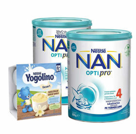 Nan OptiPro 4 nadaljevalno mleko, 800 g ali AKCIJA