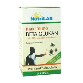 Slika Nutrilab Beta glukan, 60 kapsul