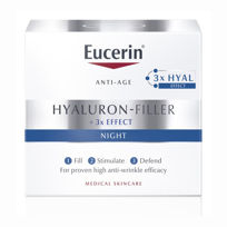 Slika Eucerin Hyaluron-Filler nočna krema proti gubam za vse tipe kože, 50 mL