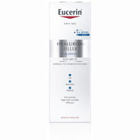 Slika Eucerin Hyaluron-Filler dnevna krema za normalno do mešano kožo  z ZF 15, 50 mL