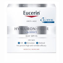 Slika Eucerin Hyaluron-Filler dnevna krema za suho kožo z ZF 15, 50 mL