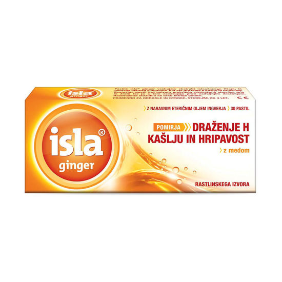 Isla ingver, Količina pastil: 30 pastil