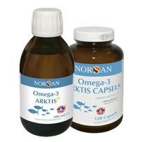 Slika Norsan Omega-3 Arktis, 200 ml olje ali 120 kapsul