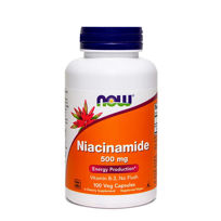Slika Now niacin 500 mg (Niacinamid), 100 kapsul