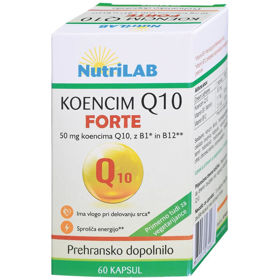 Slika Nutrilab koencim Q10 Forte 50 mg, 60 kapsul