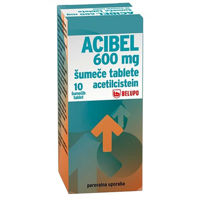 Slika Acibel 600 mg, 10 ali 20 šumečih tablet