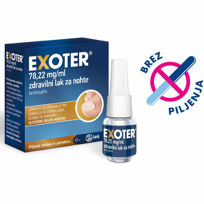 Slika EXOTER 78,22 mg/mL zdravilni lak za nohte, 3.3 mL