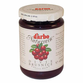Slika D’arbo Naturrein ekstra džem divja brusnica, 450 g