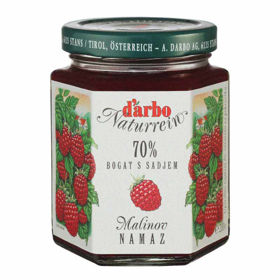 Slika D’arbo Naturrein malinov namaz, 200 g