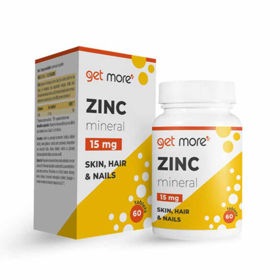 Slika Get More Zinc 15 mg, 60 tablet