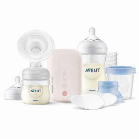 Slika Avent enojna električna črpalka standard in 260 ml steklenička, 1 set