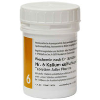 Slika Schüsslerjeva sol št. 6 Kalium sulfuricum D6 , 400 ali 1000 tablet