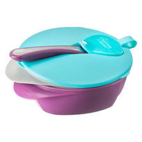 Slika Tommee Tippee posodici s pokrovom in žličko, 1 set