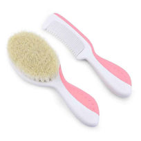 Slika Nuvita pink krtačka in glavnik za nego