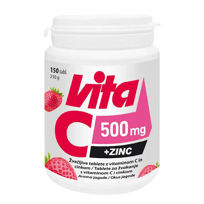 Slika Vitabalans Vita C 500 mg + Zinc, 150 žvečljivih tablet