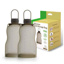 Slika Haakaa silikonske vrečke za shranjevanje mleka, 2 vrečki po 260 mL