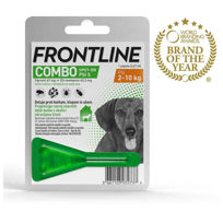 Frontline Combo dog raztopina proti bolham za male pse (2-10 kg), 0,67 mL