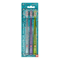Slika Curaprox CS 5460 Mistletoe omejena izdaja, različne barve, 3 zobne ščetke