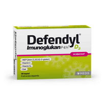 Slika Defendyl Imunoglukan P4H z D3, 30 kapsul