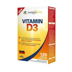 Slika PharmaVital Vitamin D3, 120 tablet