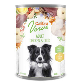 Slika Calibra Verve Adult konzerva piščanec & raca za pse, 400 g
